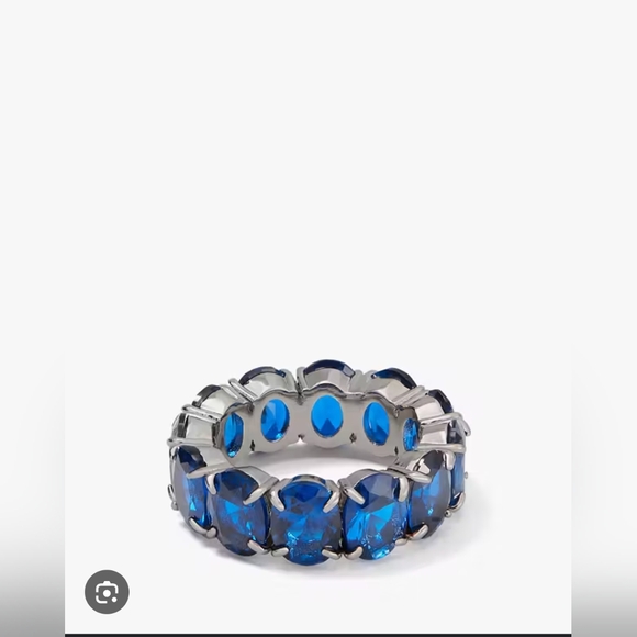 Kate Spade New York Candy🍬 🍭 Shop Ring- blue 💙+ silver size 7 - Picture 12 of 16